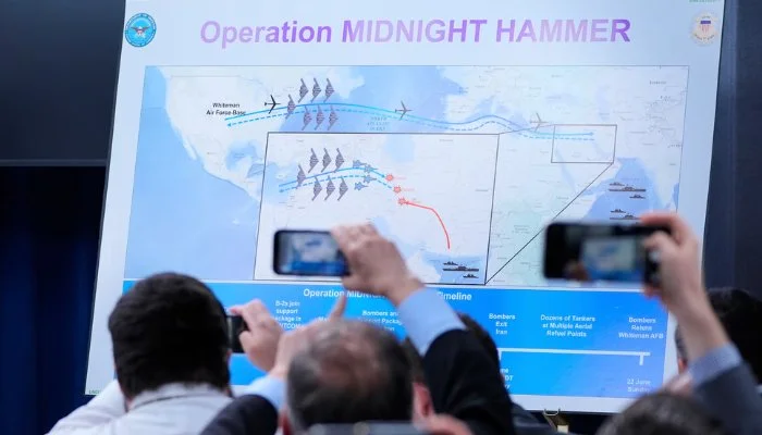 Operación Martillo de Medianoche en contra de Irán
