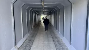Tunel peatonal en Managua