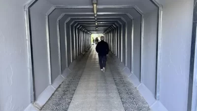 Tunel peatonal en Managua