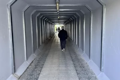 Tunel peatonal en Managua